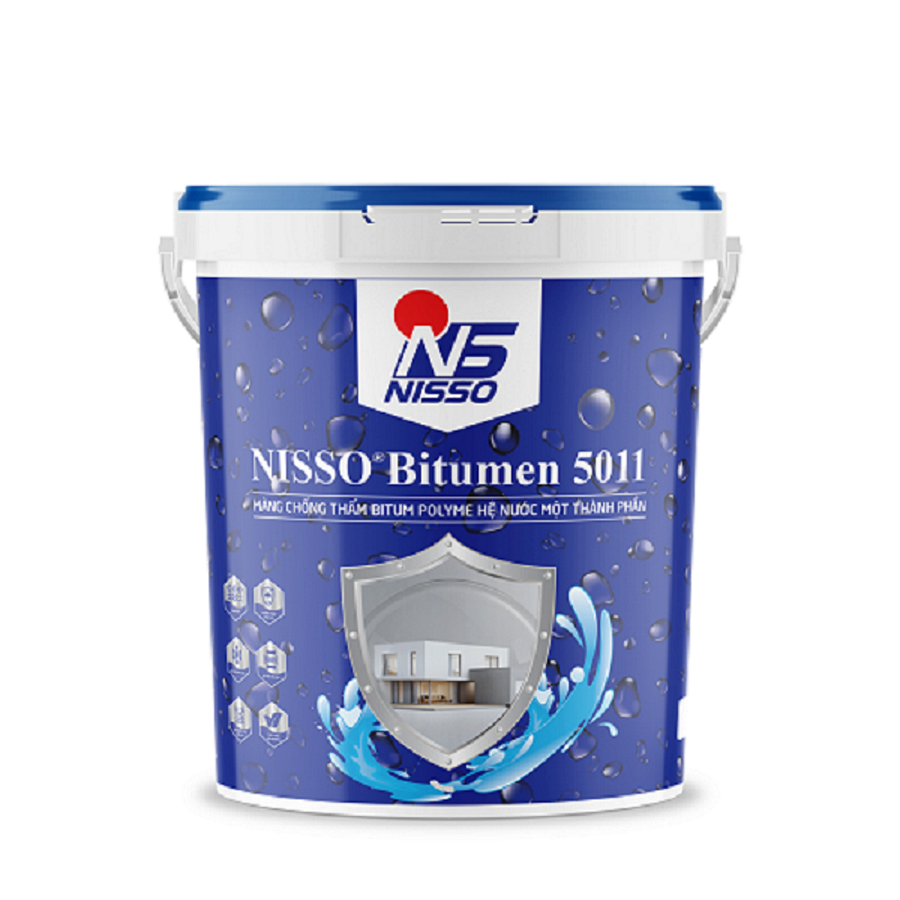 NISSO® Bitumen 5011 Màng chống thấm gốc Bitum polyme hệ nước một thành phần